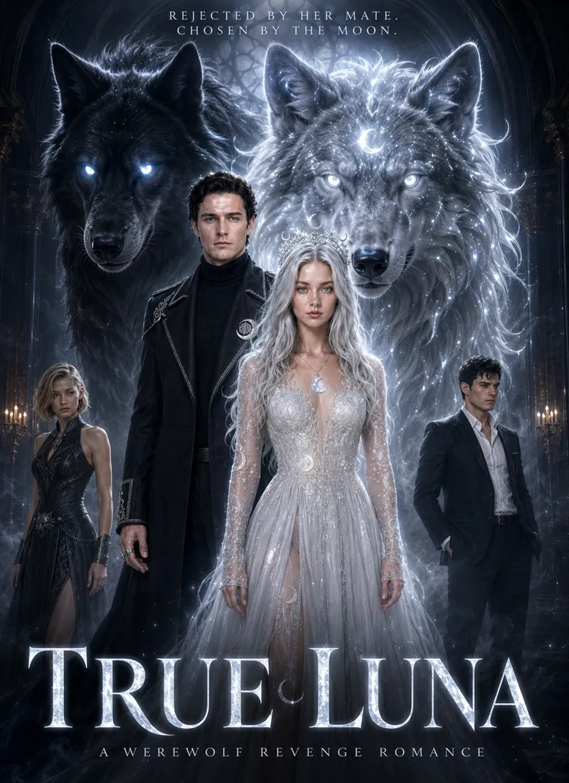 TRUE LUNA Rejected by her mate. Chosen by the Moon. — poster