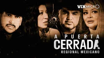 A puerta cerrada regional — póster