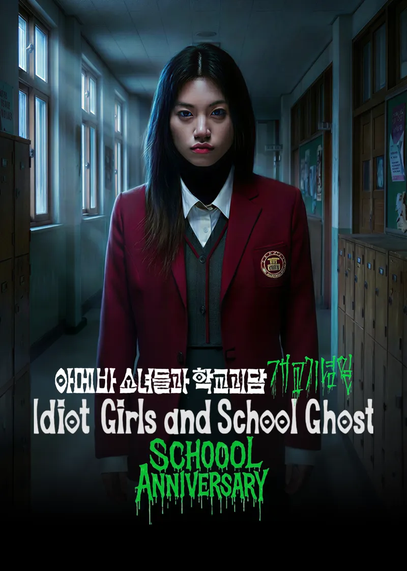 Idiot Girls and School Ghost: School anniversary — poster